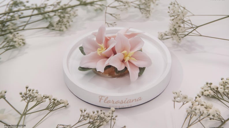 Porcelain Lily Decor