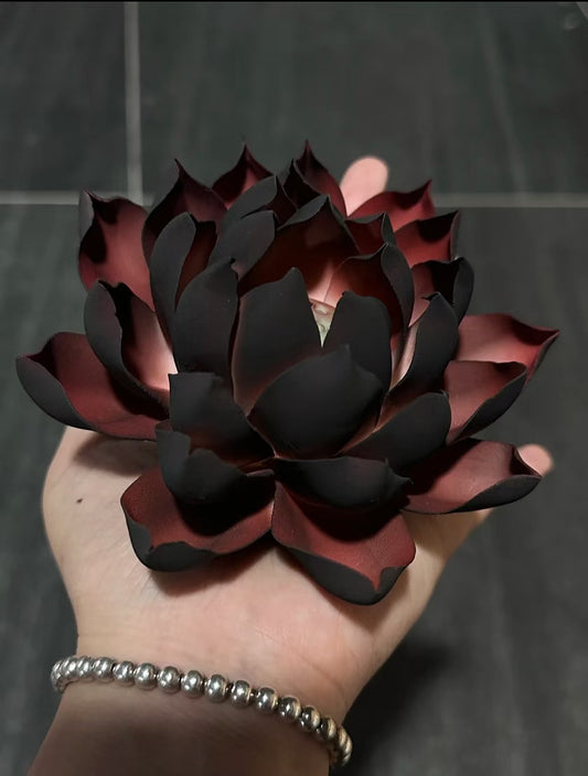 Handmade Ceramic Black Lotus Incense Holder & Diffuser