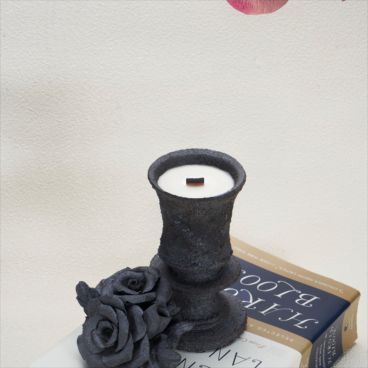 Nocturne Scented Pearl Candle Holder for Healing and Home Decor The Midnight Guardian